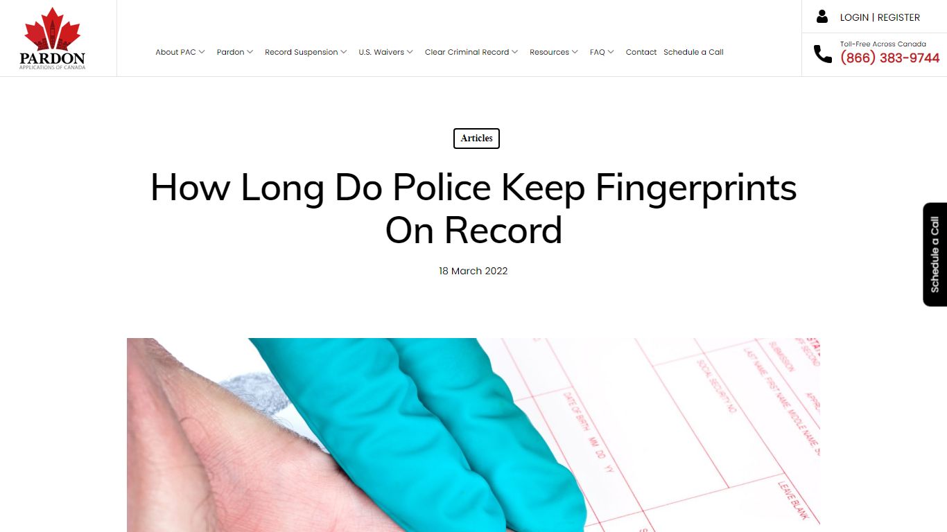 How Long Do Police Keep Fingerprints On Record